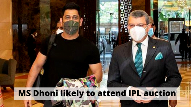 MS Dhoni likely to attend IPL auction