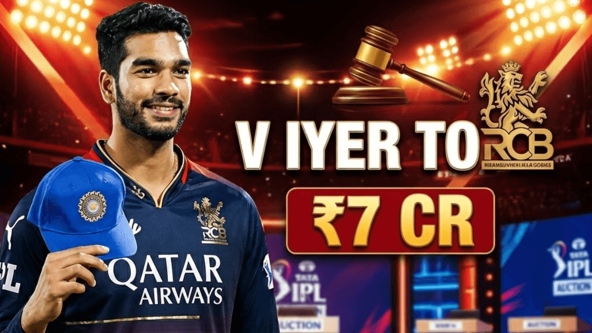You are currently viewing RCB’s Masterstroke: Securing Venkatesh Iyer at a Bargain Price of 7 CR!