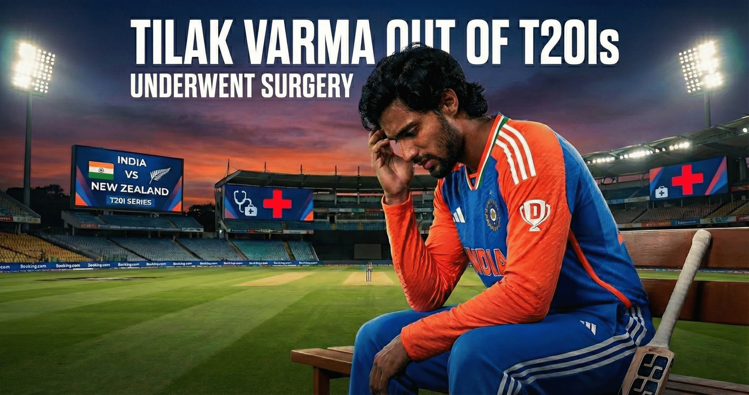 You are currently viewing India vs New Zealand: Tilak Varma Out of First Three T20Is