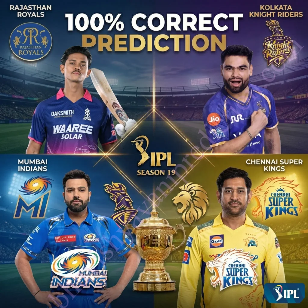 Win Prediction of Today IPL Match